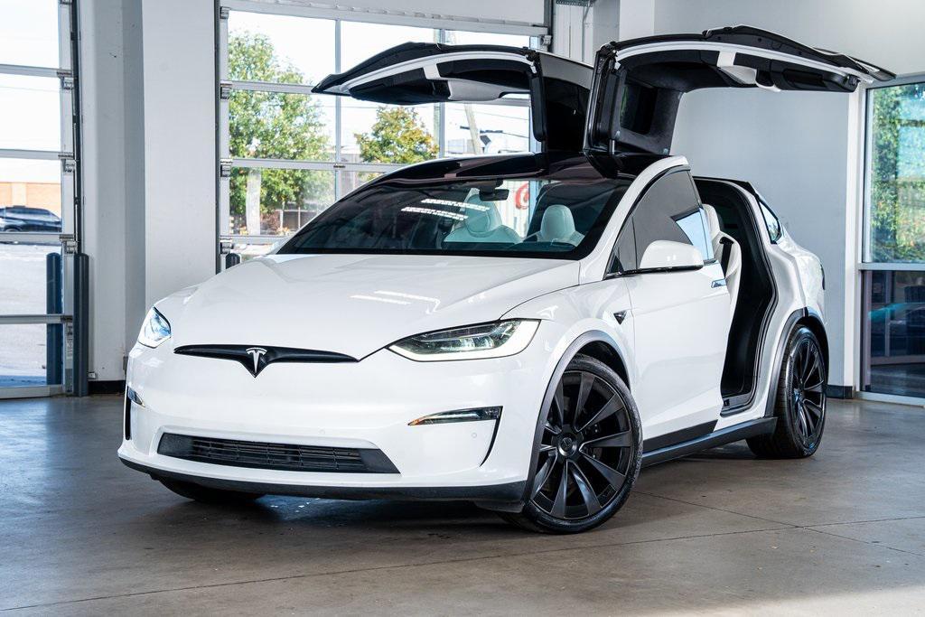 used 2022 Tesla Model X car, priced at $58,999
