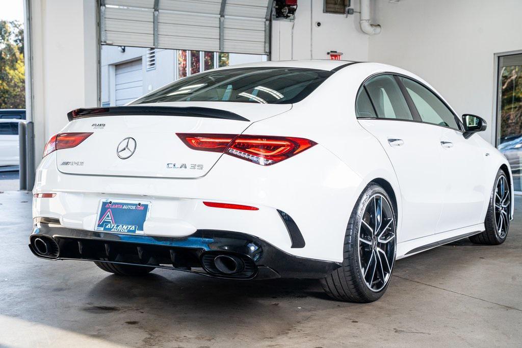 used 2021 Mercedes-Benz AMG CLA 35 car, priced at $31,999