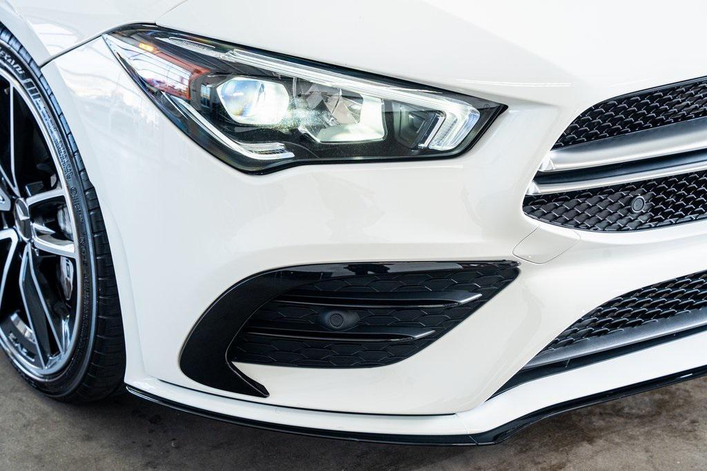 used 2021 Mercedes-Benz AMG CLA 35 car, priced at $31,999