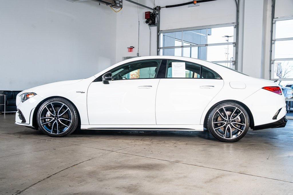 used 2021 Mercedes-Benz AMG CLA 35 car, priced at $31,999