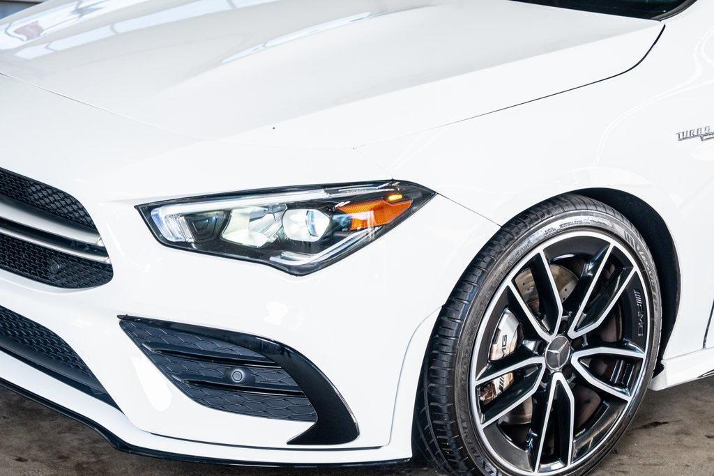 used 2021 Mercedes-Benz AMG CLA 35 car, priced at $31,999
