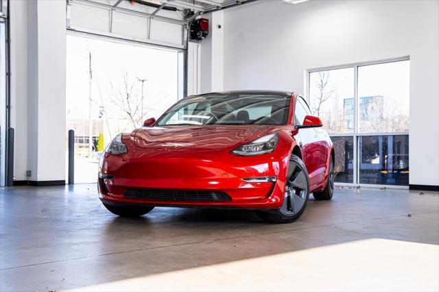 used 2023 Tesla Model 3 car, priced at $26,999