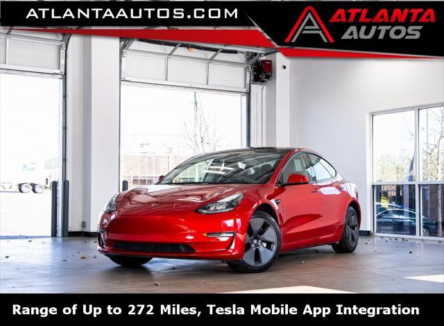 used 2023 Tesla Model 3 car, priced at $26,999