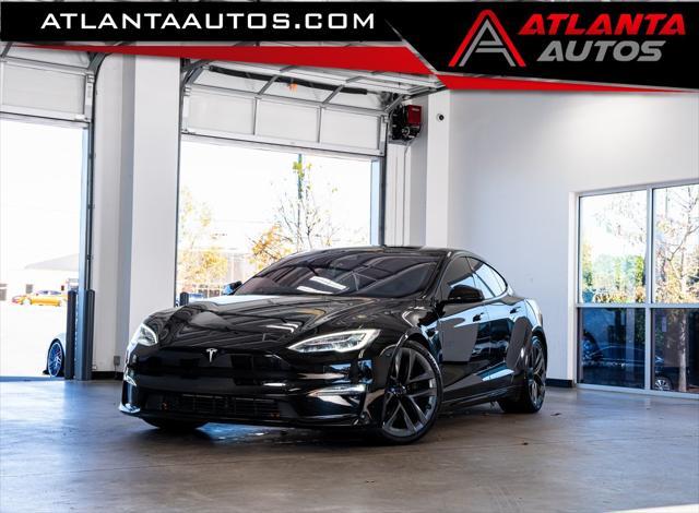 used 2021 Tesla Model S car, priced at $41,995