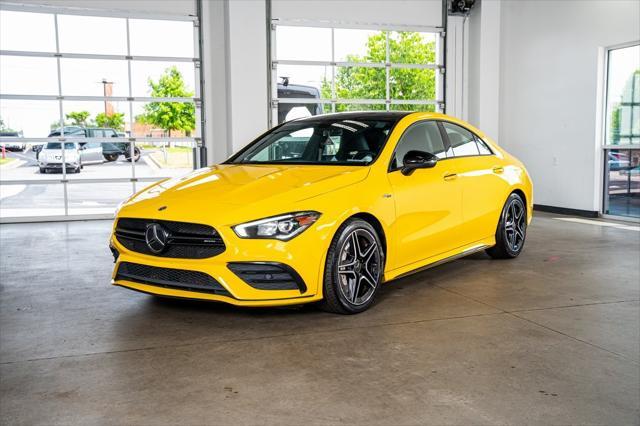used 2020 Mercedes-Benz AMG CLA 35 car, priced at $31,999
