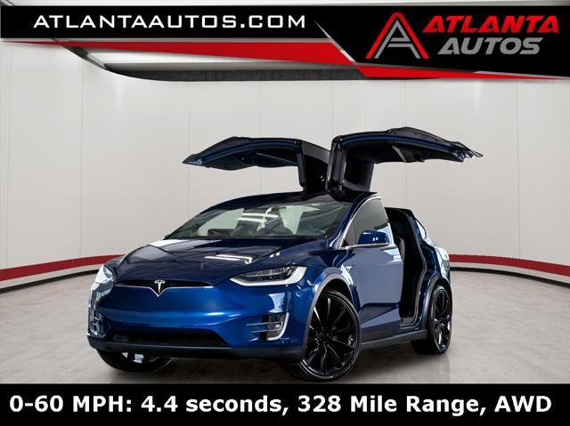 used 2020 Tesla Model X car, priced at $41,999