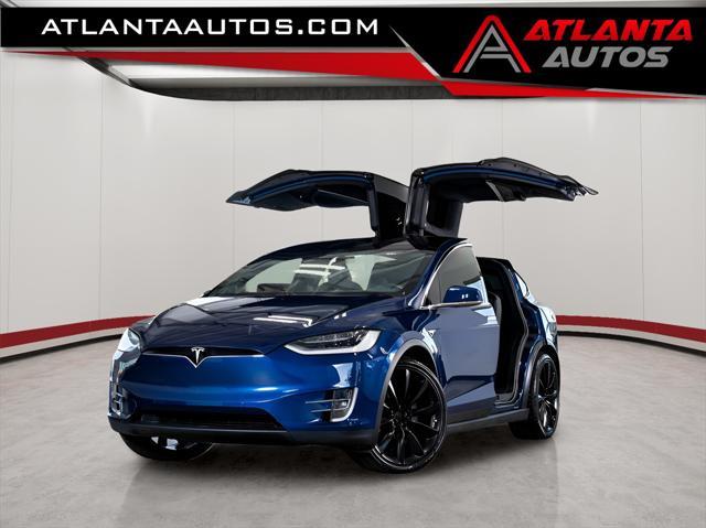 used 2020 Tesla Model X car, priced at $43,999