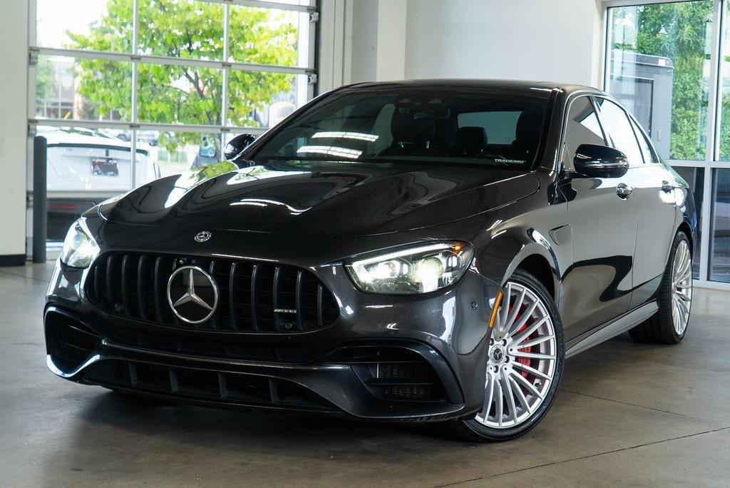used 2021 Mercedes-Benz AMG E 63 car, priced at $76,999