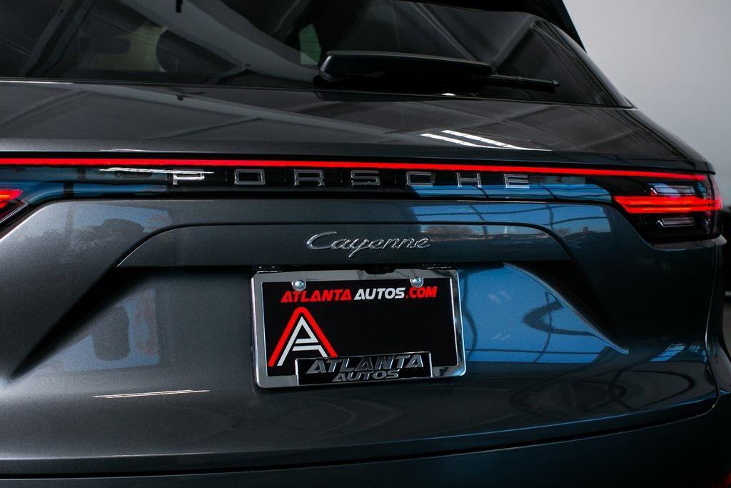 used 2022 Porsche Cayenne car, priced at $53,999