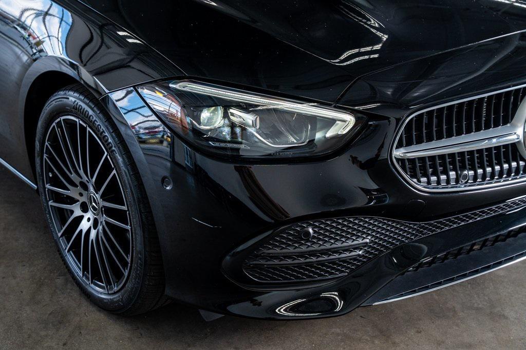 used 2023 Mercedes-Benz C-Class car, priced at $35,999