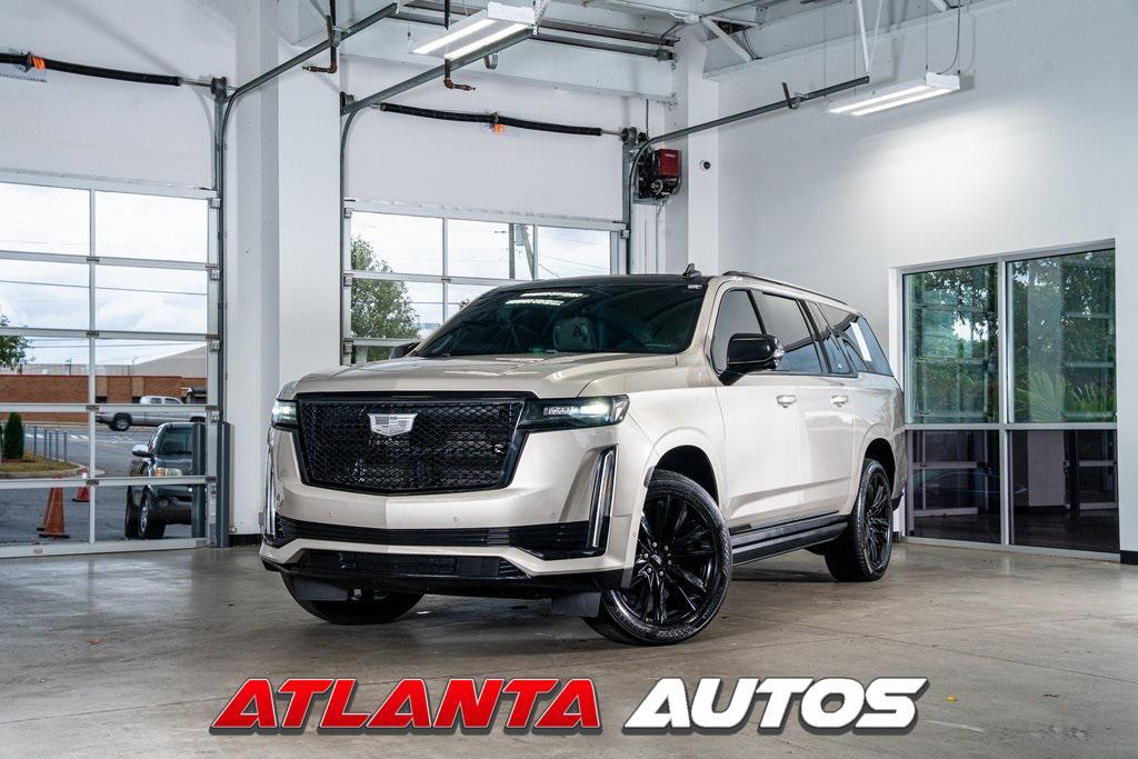 used 2021 Cadillac Escalade ESV car, priced at $57,999