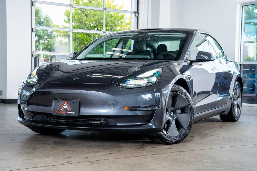 used 2023 Tesla Model 3 car, priced at $25,999