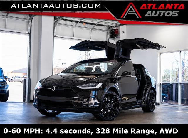 used 2020 Tesla Model X car, priced at $36,995