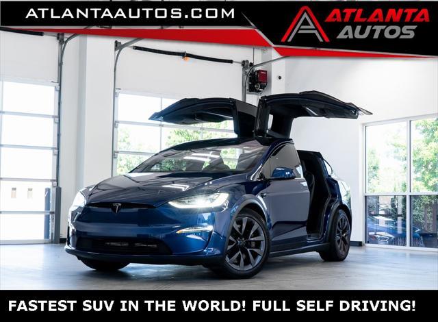 used 2022 Tesla Model X car, priced at $80,999