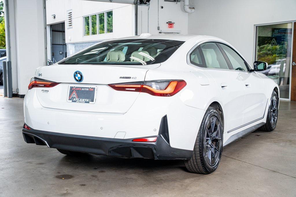 used 2022 BMW i4 Gran Coupe car, priced at $32,999