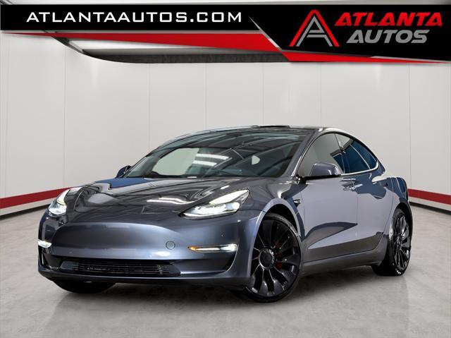 used 2021 Tesla Model 3 car, priced at $29,995