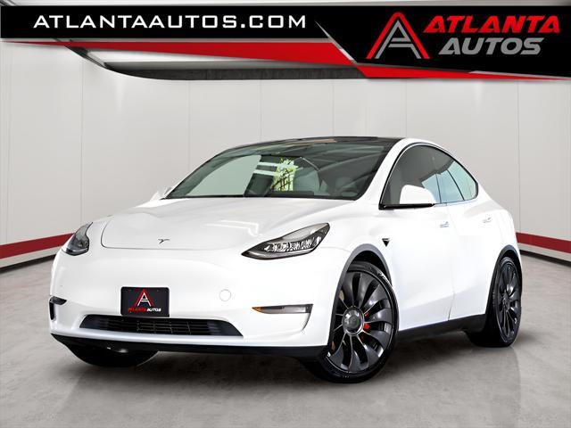 used 2020 Tesla Model Y car, priced at $30,995