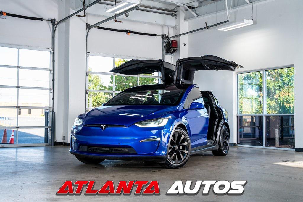 used 2022 Tesla Model X car, priced at $46,999