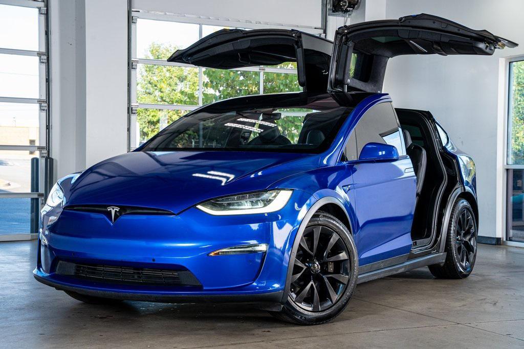 used 2022 Tesla Model X car, priced at $46,999