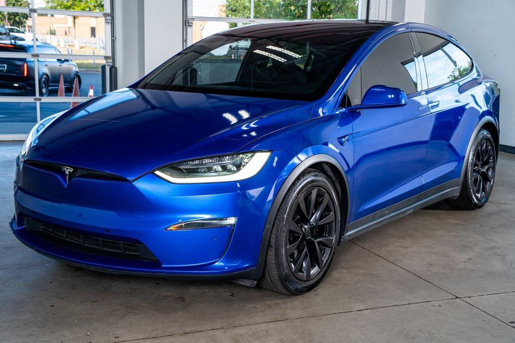 used 2022 Tesla Model X car, priced at $46,999