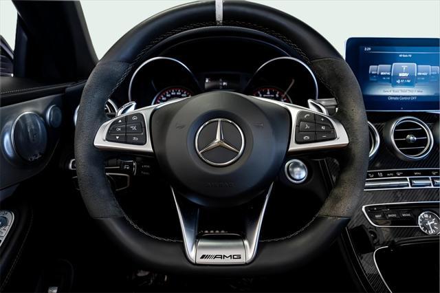 used 2018 Mercedes-Benz AMG C 63 car, priced at $43,999