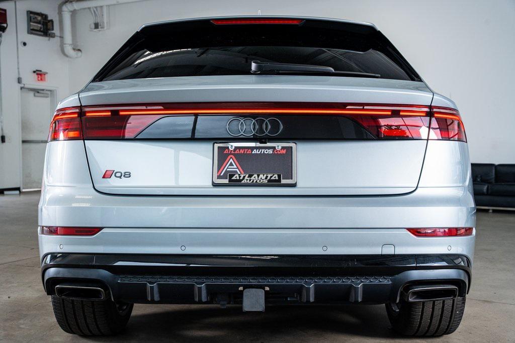 used 2024 Audi Q8 car, priced at $59,999