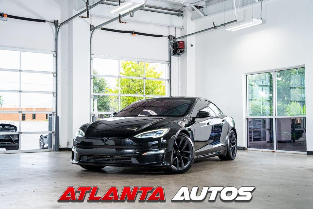 used 2021 Tesla Model S car, priced at $39,999