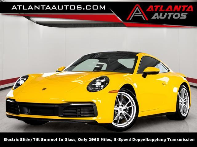 used 2023 Porsche 911 car, priced at $124,999