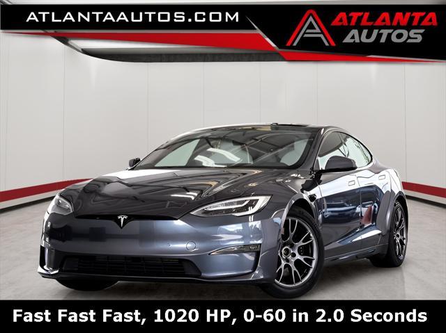 used 2021 Tesla Model S car, priced at $53,999