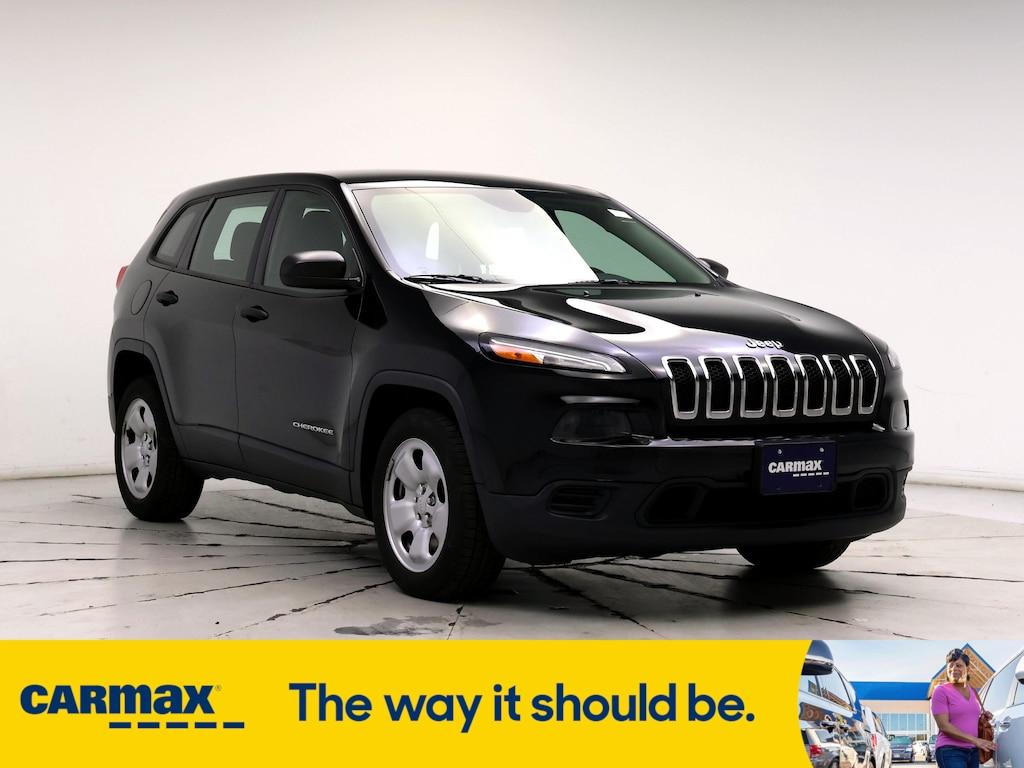 used 2015 Jeep Cherokee car, priced at $15,998