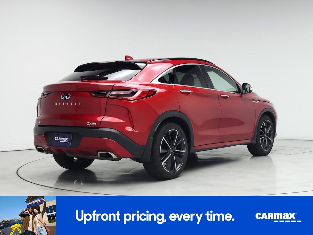 used 2022 INFINITI QX55 car, priced at $33,998