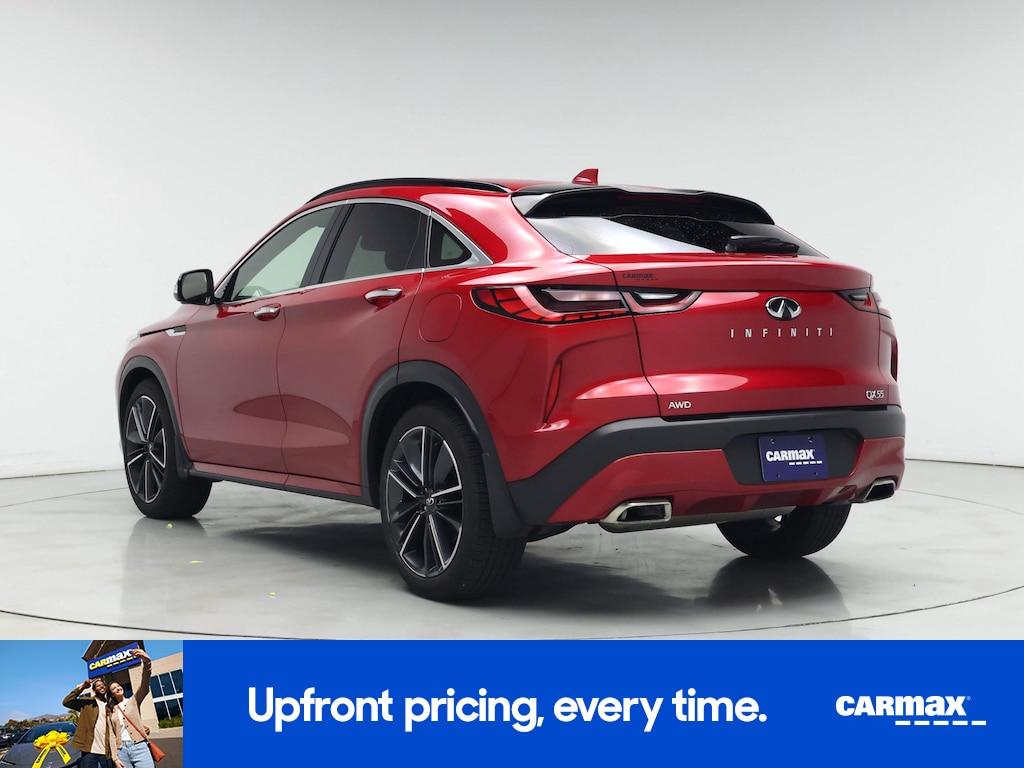 used 2022 INFINITI QX55 car, priced at $33,998