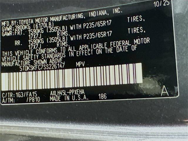 new 2025 Toyota Sienna car, priced at $44,604