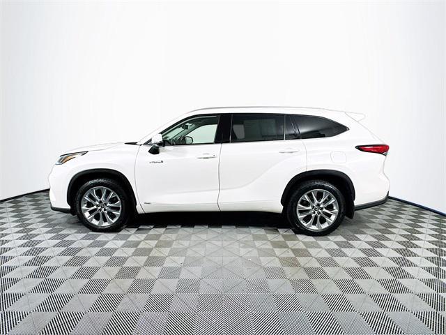 used 2021 Toyota Highlander Hybrid car, priced at $30,739