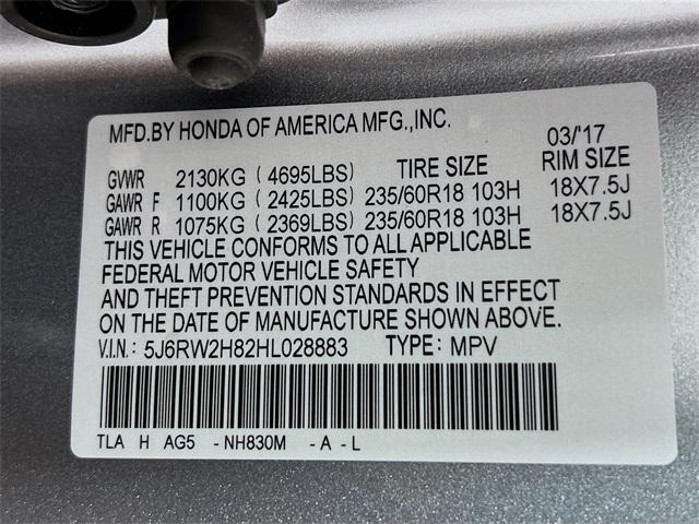 used 2017 Honda CR-V car, priced at $22,349