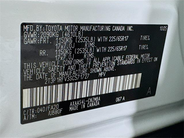 new 2025 Toyota RAV4 car, priced at $37,322