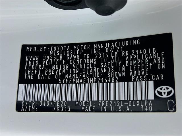 used 2021 Toyota Corolla car, priced at $21,149