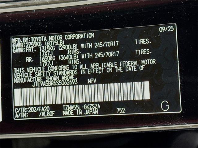 new 2025 Toyota 4Runner car, priced at $47,123