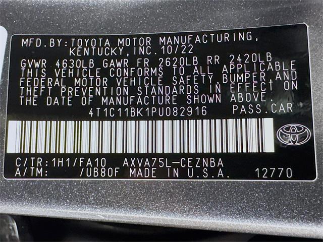 used 2023 Toyota Camry car, priced at $23,389