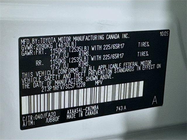 new 2025 Toyota RAV4 car, priced at $37,084