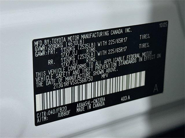 new 2025 Toyota RAV4 car, priced at $34,103