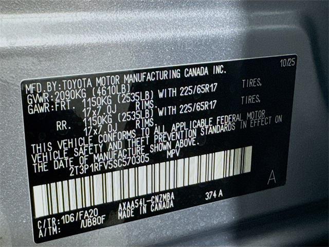 new 2025 Toyota RAV4 car, priced at $37,669