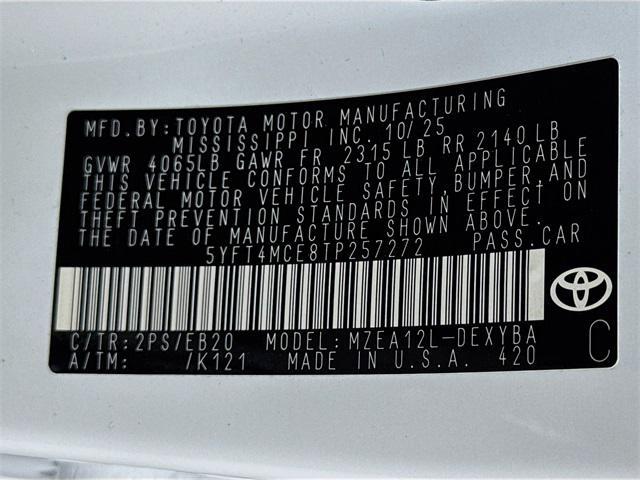 new 2026 Toyota Corolla car, priced at $32,781