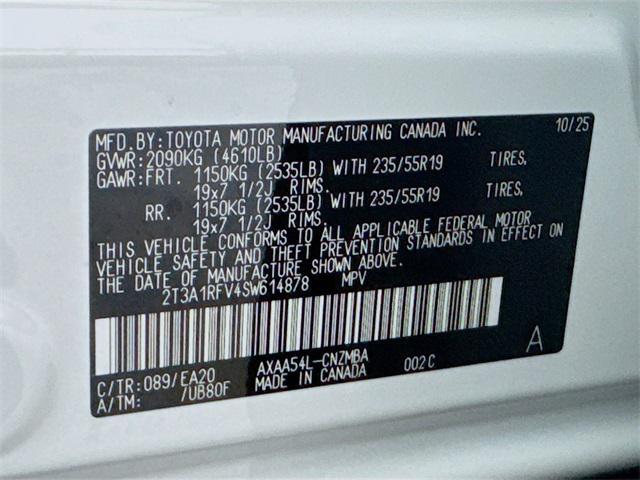 new 2025 Toyota RAV4 car, priced at $40,744