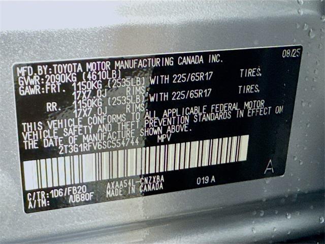 new 2025 Toyota RAV4 car, priced at $33,409