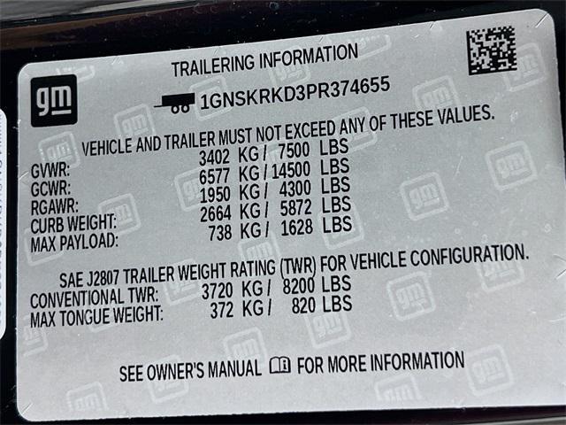 used 2023 Chevrolet Tahoe car, priced at $59,489