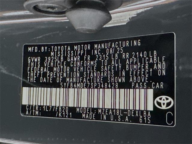 new 2025 Toyota Corolla car, priced at $24,403
