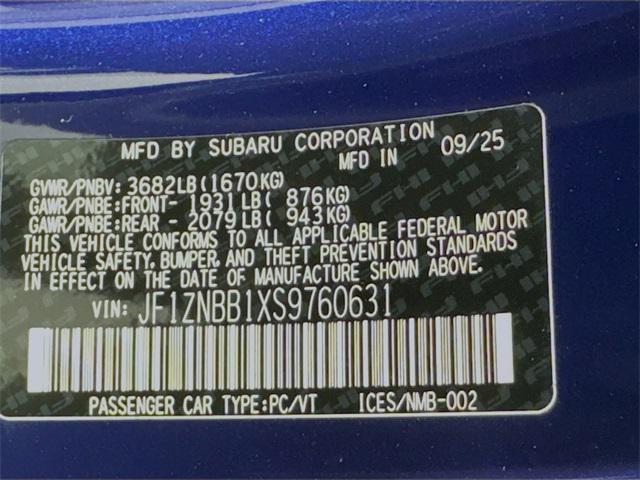 new 2025 Toyota GR86 car, priced at $32,054