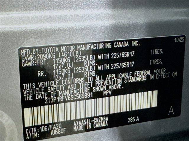 new 2025 Toyota RAV4 car, priced at $37,414