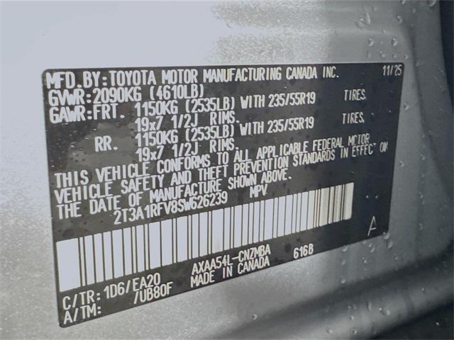 new 2025 Toyota RAV4 car, priced at $40,623